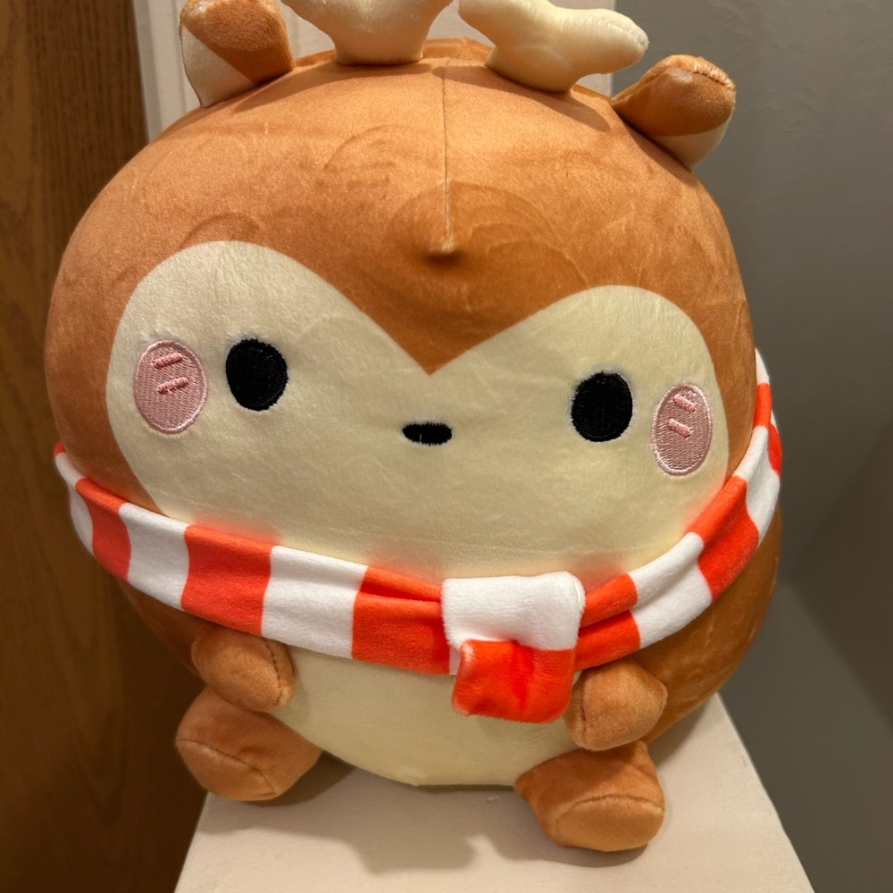 Reindeer Plush with Scarf